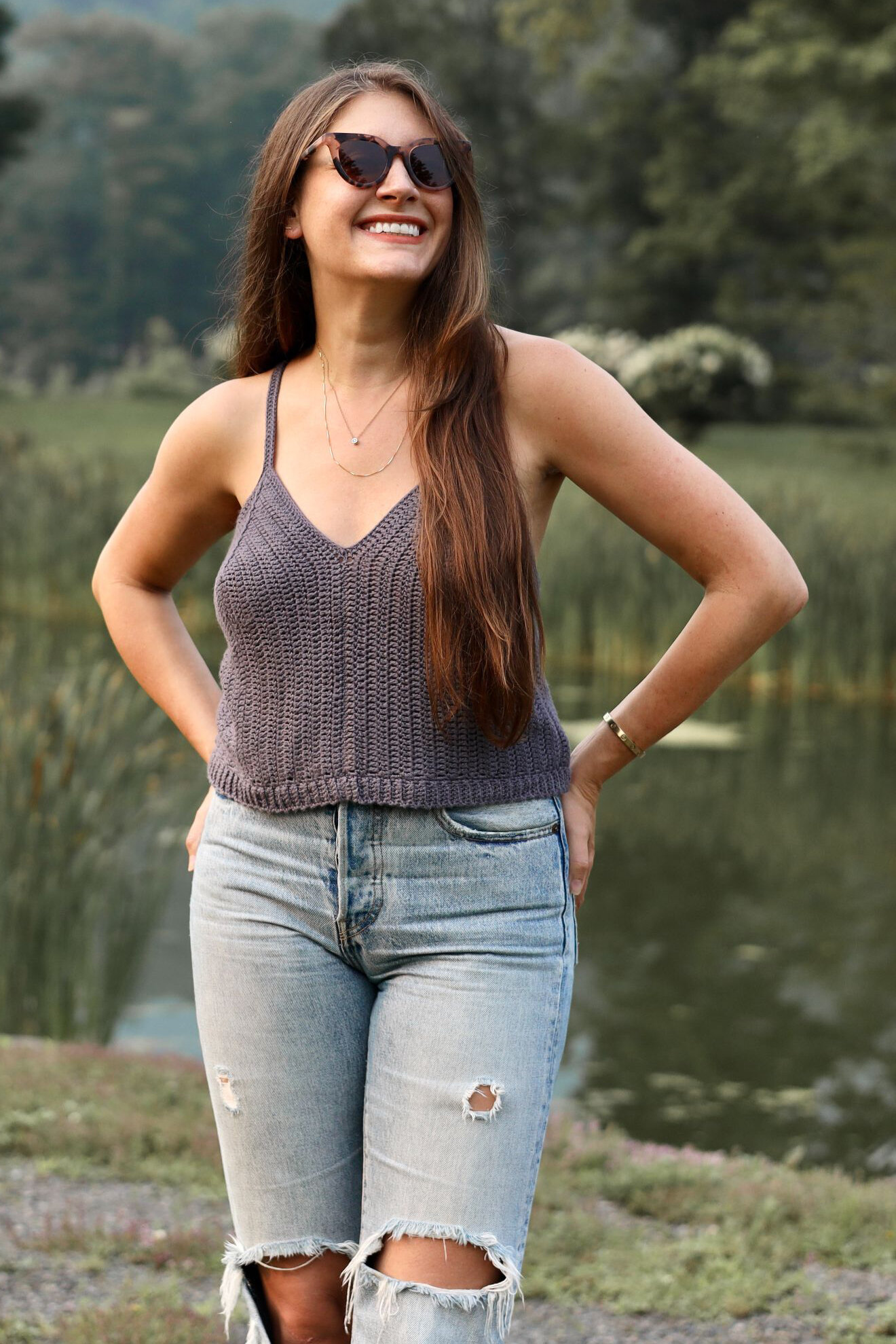 Deco Tank FREE Crochet Pattern — Two of Wands
